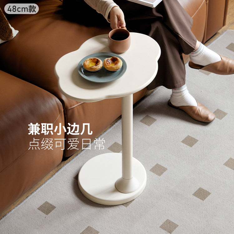 实木云朵边几卧室床头奶油风角几小户型简约C型创意桌子