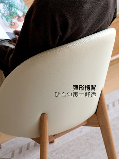 实木书椅现代简约软包椅办公椅化妆椅书房靠背椅椅子