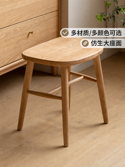 实木温莎凳卧室化妆凳凳子梳妆凳矮凳方凳餐凳木凳