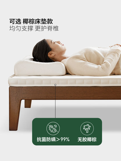 实木沙发床客厅折叠单人床小户型橡木两用可伸缩沙发