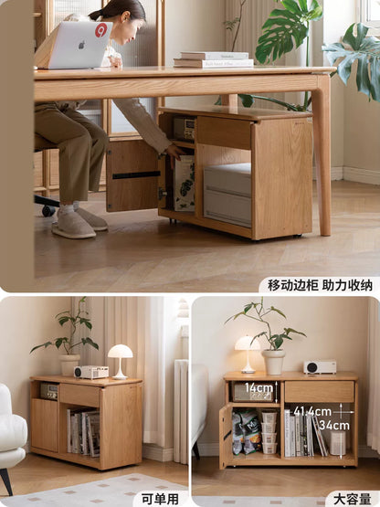实木书桌双人办公桌原木大工作台长桌写字台桌子简约餐桌