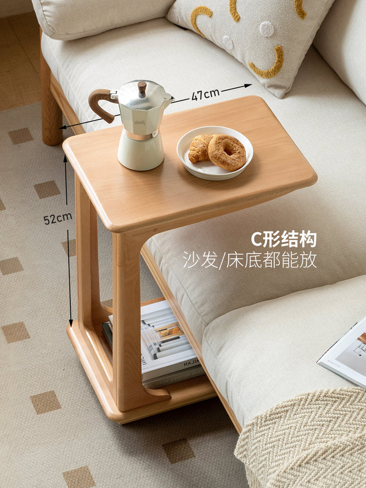 实木边几客厅移动沙发侧边桌茶几简约卧室床头小桌子