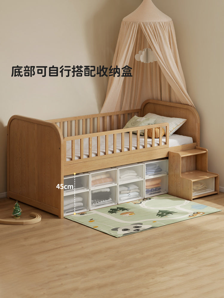 儿童床护栏床半高床成人子母床拖床多功能收纳床储物床