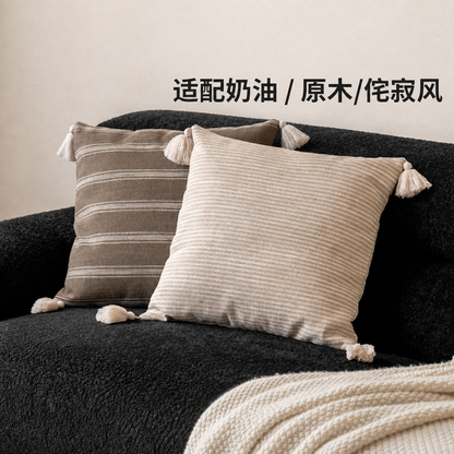 沙发抱枕现代简约卧室床头正方形可拆洗靠枕办公室午睡枕