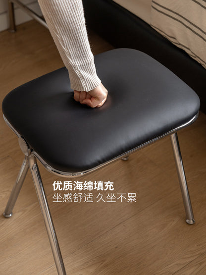 软包化妆凳包豪斯方凳女生卧室梳妆凳瓦西里小凳子