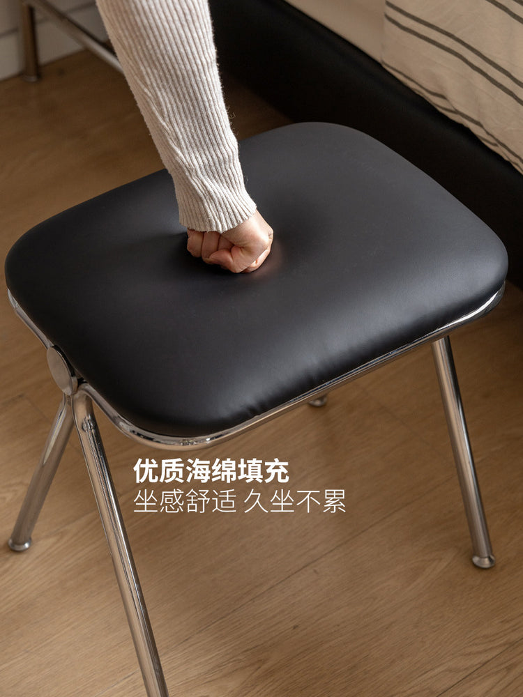 软包化妆凳包豪斯方凳女生卧室梳妆凳瓦西里小凳子